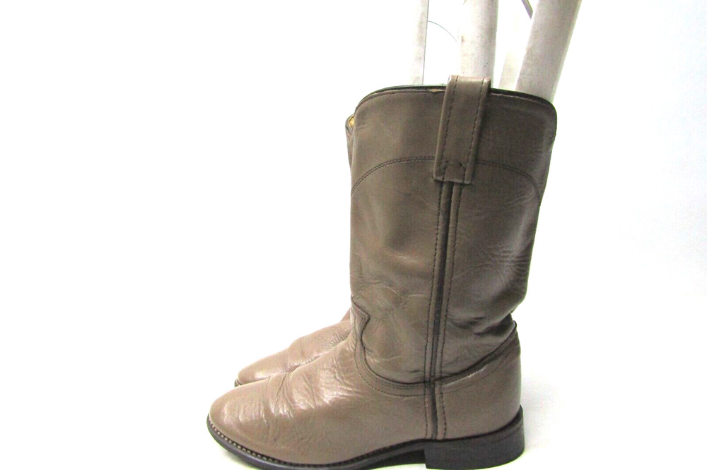 ACME Womens Size 7 M Brown Leather Roper Cowboy Western Boots